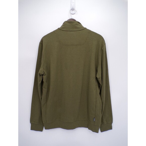 New Icebreaker Men's Central II Long Sleeve Zip Jacket Merino Blend Green Medium - Picture 3 of 5